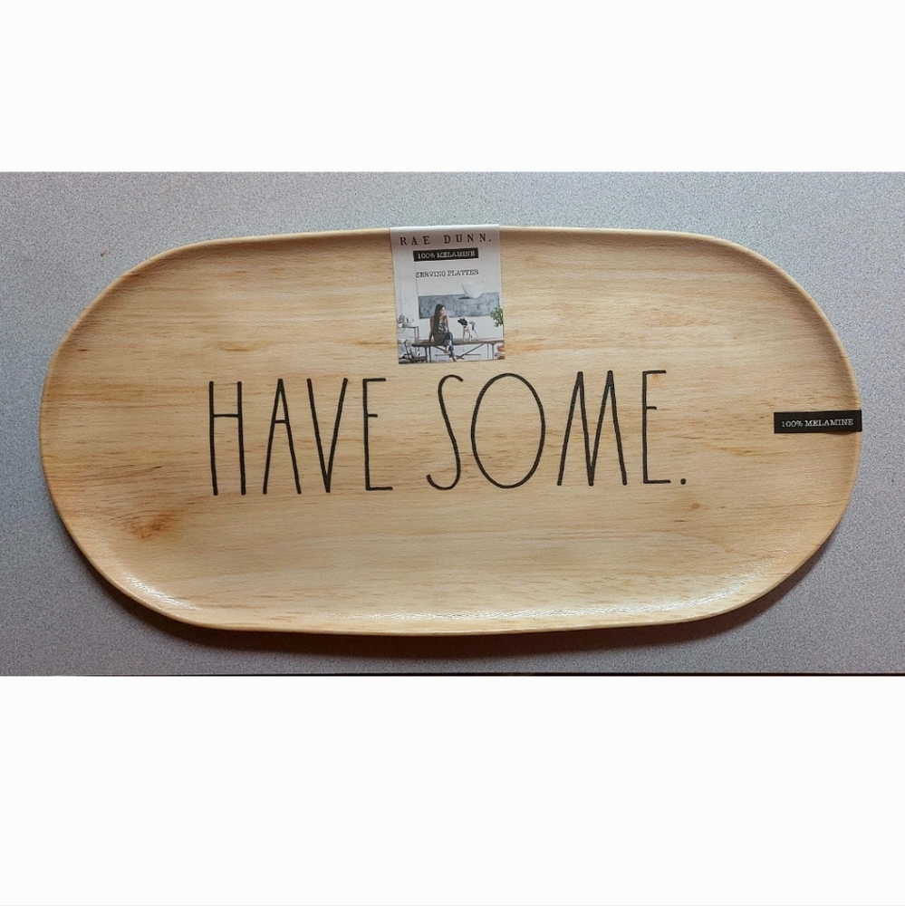 NWT rae dunn serving platter HAVE SOME